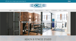 Desktop Screenshot of core-personaltraining.com